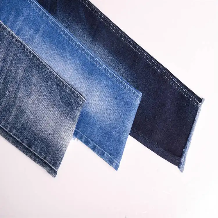 11,8 oz TR джинсовая супер стрейчевая хлопковая джинсовая ткань для весны и зимы дизайнерские узкие женские джинсы прямая джинсовая мельница Китай