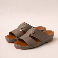Sandales en cuir arabe de qualité supérieure SHIKOL, chaussures arabes confortables pour hommes, sandales en cuir de veau Novo pour hommes, luxe, camping dans le désert arabe, Ramadan