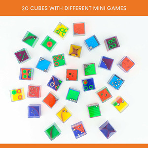 30-Pinata Goodie Sacs Stuffer Pack de Party Favor Jouets En Plastique Bas Retour Cadeaux Casse-tête Puzzles Cubes Maze <span class=keywords><strong>Game</strong></span> Toy - Product Image 2