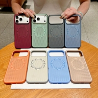 Nouvelle conception, étui magnétique respirant à trous pour dissipation thermique pour iPhone 18 Pro Max 17 16 Funda