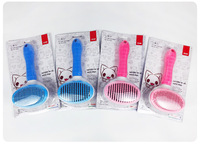 Épilateur pour animaux de compagnie peigne grattoir massage en plastique élimine les poils lâches pour animaux de compagnie chiens chats