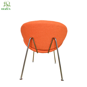 <span class=keywords><strong>Muebles</strong></span> para <span class=keywords><strong>el</strong></span> hogar moderno de moda de tela de fibra de vidrio naranja Silla de salón - Product Image 4