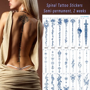 <span class=keywords><strong>Tatuajes</strong></span> Temporales Semipermanentes <span class=keywords><strong>para</strong></span> la Espalda, Resistentes al Agua y al Sudor, Duran 2 Semanas, Arte Corporal <span class=keywords><strong>para</strong></span> Chicas y Chicos - Product Image 1