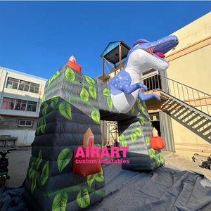 Hình Ảnh Hoạt Hình Vòm Khủng Long Chân Vuông Bơm Hơi Tùy Chỉnh Mới - Product Image 4