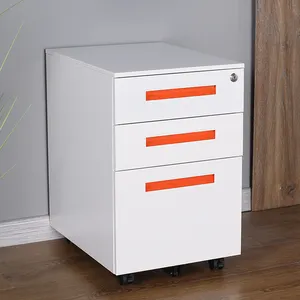 Vertical File Cabinet with 3 Drawer Lock for Home Office Hanging A4 Legal Letter Files Archivador
