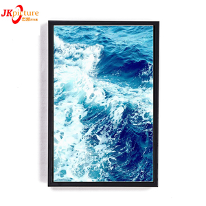 Pittura a olio <span class=keywords><strong>di</strong></span> arte della parete del paesaggio del <span class=keywords><strong>mare</strong></span> blu decorazioni della stanza <span class=keywords><strong>dipinti</strong></span> sulle pareti - Product Image 3