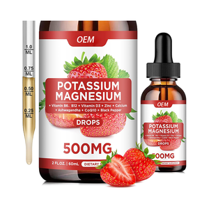 Suplemento Nutricional Diario Natural en Gotas de Potasio y Magnesio, Sin Azúcar, Vegano, Marca Privada OEM/ODM, Venta al Por Mayor - Product Image 1