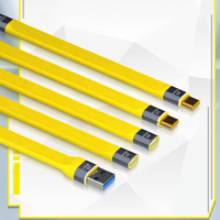 Kabel Data USB 4.0 Gen3 40Gbps Thunderbolt 3 PD 100W 5A Pengisian Cepat Kabel USB-C 4K 60Hz untuk Kamera & Komputer