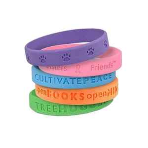 Bracelets en silicone personnalisés à la mode, fournitures pour fêtes d'anniversaire, jeux et sports - Product Image 2