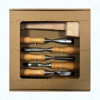 Meilleure vente DIY 7pcs cadre de sculpture sur bois faisant des outils à main ensemble outils de tournage de tour