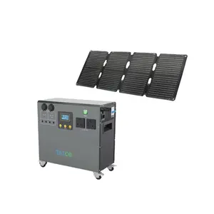 सौर ऊर्जा स्टेशन 1000w 2000w पोर्टेबल सौर जनरेटर 5000w घरेलू उपयोग सौर ऊर्जा प्रणाली