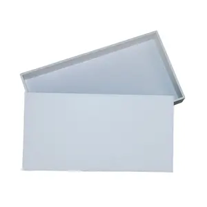 Caja de embalaje de accesorios eléctricos de cartón blanco al por mayor de lujo, tapa y cajas de papel base para teléfono móvil y funda de teléfono