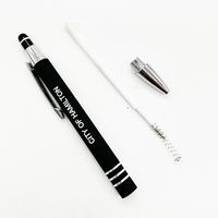 SL Custom Celena Stylus Soft Touch Pen Metal Ballpoint Pen Matt Finishing With Sylus Novelty Design for Touch Screen and Gift