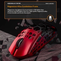Ratón Inalámbrico para Juegos Darmoshark M2, 35g, Aleación de Magnesio, Tres Modos, PAW3395, 4K Hz, para Manos Pequeñas y Medianas, PC, Esports