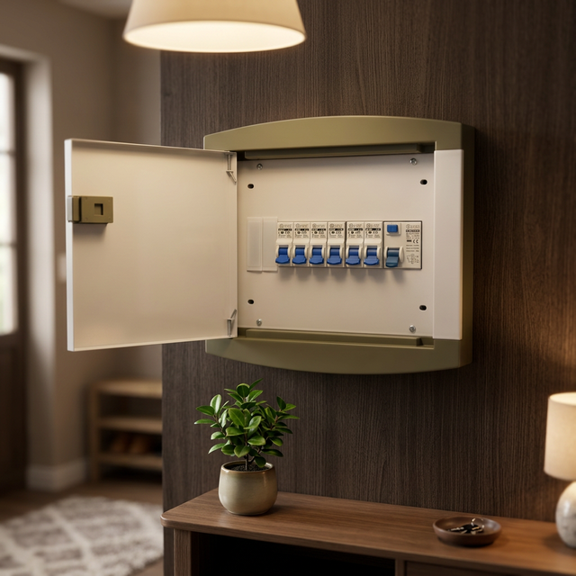 Hot Sell Metal Distribution Box Electrical Supplies 3 Phase 6 Way Power Distribution Box