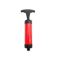 Pompe à main portable en plastique de 8 pouces avec tuyau en caoutchouc de 8 cm, buse d'air et aiguille de gonflage pour ballons de basketball, football et volley-ball