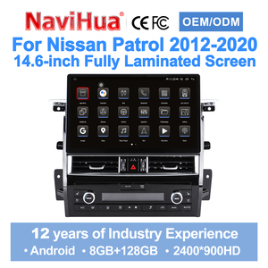 วิทยุติดรถยนต์ระบบแอนดรอยด์ Navihua พร้อม Carplay จอสัมผัสขนาด 14.6 นิ้ว สำหรับรถยนต์นิสสัน พาโทรล Y62 อินฟินิตี้ QX56 QX80 ปี 2012-2020 - Product Image 2