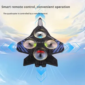 Nuovo Aeromodello Telecomandato a 4 Canali in Schiuma, Modello di Caccia UAV con Funzione 'Follow Me' per Bambini, Giocattolo da Interno ed Esterno - Product Image 5
