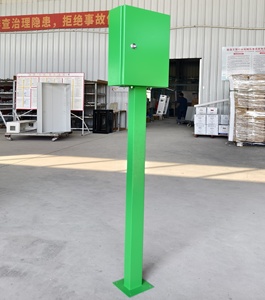 <span class=keywords><strong>Dispensador</strong></span> de Bolsas para Desechos de Perros con Caja Publicitaria A4, Caja de Distribución Montada en Columna, Uso Industrial, Clasificación IP55, Cierre Híbrido - Product Image 6
