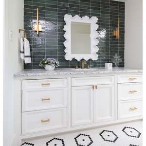 Luxury High Quality Fashionable Modern Style <b>Bathroom</b> Vanity <b>Cabinets</b> Made by Solid <b>Wood</b> - Product Image 2