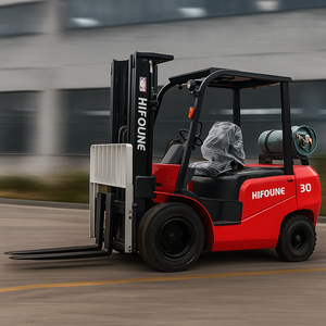 รถยกแก๊ส LPG ยี่ห้อ Hifune จากจีน ขนาด 1.5 ตัน 3000 กก. 2 ตัน 2.5 ตัน ราคาถูก พร้อมใบรับรอง CE ใช้ได้กับน้ำมันเบนซิน แก๊สโพรเพน มีจำหน่าย - Product Image 1