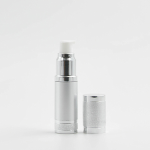15ml 30 ml 50 100ml 120ml 80 1oz 4 oz matte silver plastic airless pump bottle