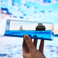 Décoration de bateau flottant : BUBBLER SHIP & ICEBERG à mouvement sensoriel