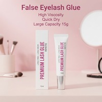 Colle à cils personnalisée avec logo, formule douce, 3/5/10/15/20/30 ml, sans latex, pour peaux sensibles, séchage rapide, longue tenue, adhésif pour cils