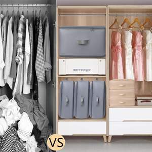 Ropa de cama compresible Bolsas de almacenamiento grises Cubos de embalaje Equipaje Bolsa organizadora de embalaje de viaje - Product Image 4