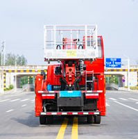 Truk Bucket Teleskopik Dongfeng 4x2 36m, Produksi Pabrik Langsung, Truk Angkat Hidrolik untuk Dijual