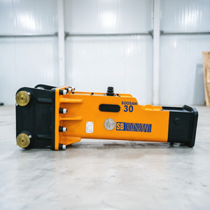 Martillo Hidráulico SOOSAN SB30 Tipo Caja para Excavadoras de 2-4.5 Toneladas, Accesorio de Demolición y Construcción - Product Image 1