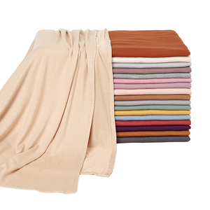 Hiyab Musulmán de Alta Calidad, Primavera, 70*170cm, Suave y Elástico, de Rayón Jersey, Pañuelo para Mujer - Product Image 1