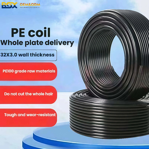 Tuyau squeletté en treillis métallique HDPE BSX R-41 110mm PN16 pour l'irrigation des jardins et la construction, raccordement contrôlé, écologique, durée de vie 70 ans - Product Image 4