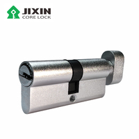China Venta al por mayor Personalización 60 70 80mm Cilindro de cerradura de puerta abierta doble con llaves sin llave y elegante