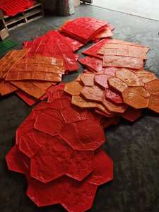 Estampage du béton Lettres & Chiffres Moules Empreinte du caoutchouc Tampon en béton Moules pour pavé de béton - Product Image 6