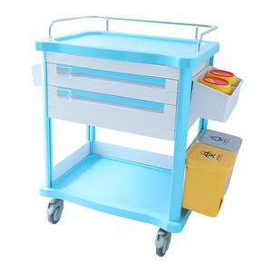 Carrito de Atención Médica Sishubang, Carrito Dispensador de Metal ABS para Equipo Médico Móvil y Mesa de Cuidado de Instrumentos de Salón de Belleza - Product Image 2