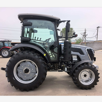 Tracteurs agricoles à prix d'usine, 75 CV, 4 roues motrices, cabine, 12F+12R, moteur diesel 4 cylindres