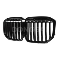 Calandre avant X7 G07 LCI à lamelles simples en plastique ABS noir brillant 2023+