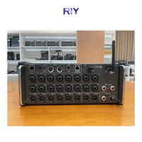 Mélangeur audio numérique portable MR12 12 canaux 12 bus Style mini pour une utilisation sur scène Nouvelle arrivée avec contrôle d'application USB Matériau métallique