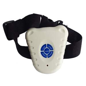 Collar Antiladridos Recargable para Perros, Dispositivo de Entrenamiento Ultrasónico de Plástico para Control de Ladridos - Product Image 1