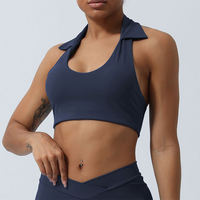 Femme Sport Wear 2024 Nouvelle Arrivée Femmes Open Back Yoga Bra Skin-friendly Gym Sports Bra Push up Yoga Active Sports Bra
