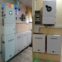 Système de stockage d'énergie solaire commercial 10KW 20KW avec onduleur solaire, contrôleur MPPT, kit PV complet