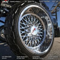Jantes ZKR en alliage d'aluminium forgé à profil profond 26 pouces 8x210 10x285.75 10x225 6x139.7 pour Silverado 3500HD pour 4500/5500 pour F-450