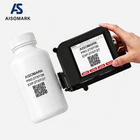 Imprimante CIJ portable Aisomark Mini avec encre à séchage rapide, nouvelle pour le marquage des dates sur les emballages alimentaires, des boissons et des cosmétiques