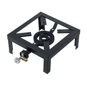 Réchaud à gaz en fonte Hongkun pour extérieur avec support, brûleur au propane haute puissance pour la cuisson sur la terrasse - Product Image 1