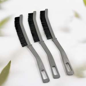 Brosse à rainures en forme de T, brosse de nettoyage pour fentes, outil de nettoyage des rainures de fenêtre, petite brosse pour nettoyer le rebord de la fenêtre - Product Image 3