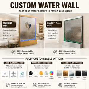 Pantalla Decorativa de <span class=keywords><strong>Cascada</strong></span> Interior Personalizable con Luz LED, Pared de <span class=keywords><strong>Agua</strong></span>, <span class=keywords><strong>Cascada</strong></span> - Product Image 3