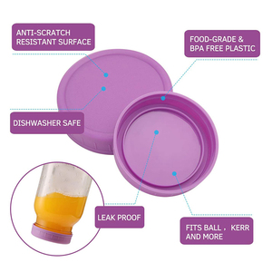 Venta al por mayor de plástico tapa de la botella de 70 <span class=keywords><strong>mm</strong></span> 70/400 oro boca Canning Mason Jar tapas - Product Image 2