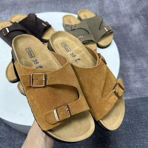 Sandalias Birkenstock Alemanas de Corcho, Estilo Casual para <span class=keywords><strong>Mujer</strong></span> <span class=keywords><strong>y</strong></span> Hombre, Chanclas <span class=keywords><strong>y</strong></span> Sandalias de Playa - Product Image 5