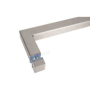 モダンホテルバスルーム引き戸ガラスフラッシュノブシャワーハンドルステンレス鋼スクエア - Product Image 4